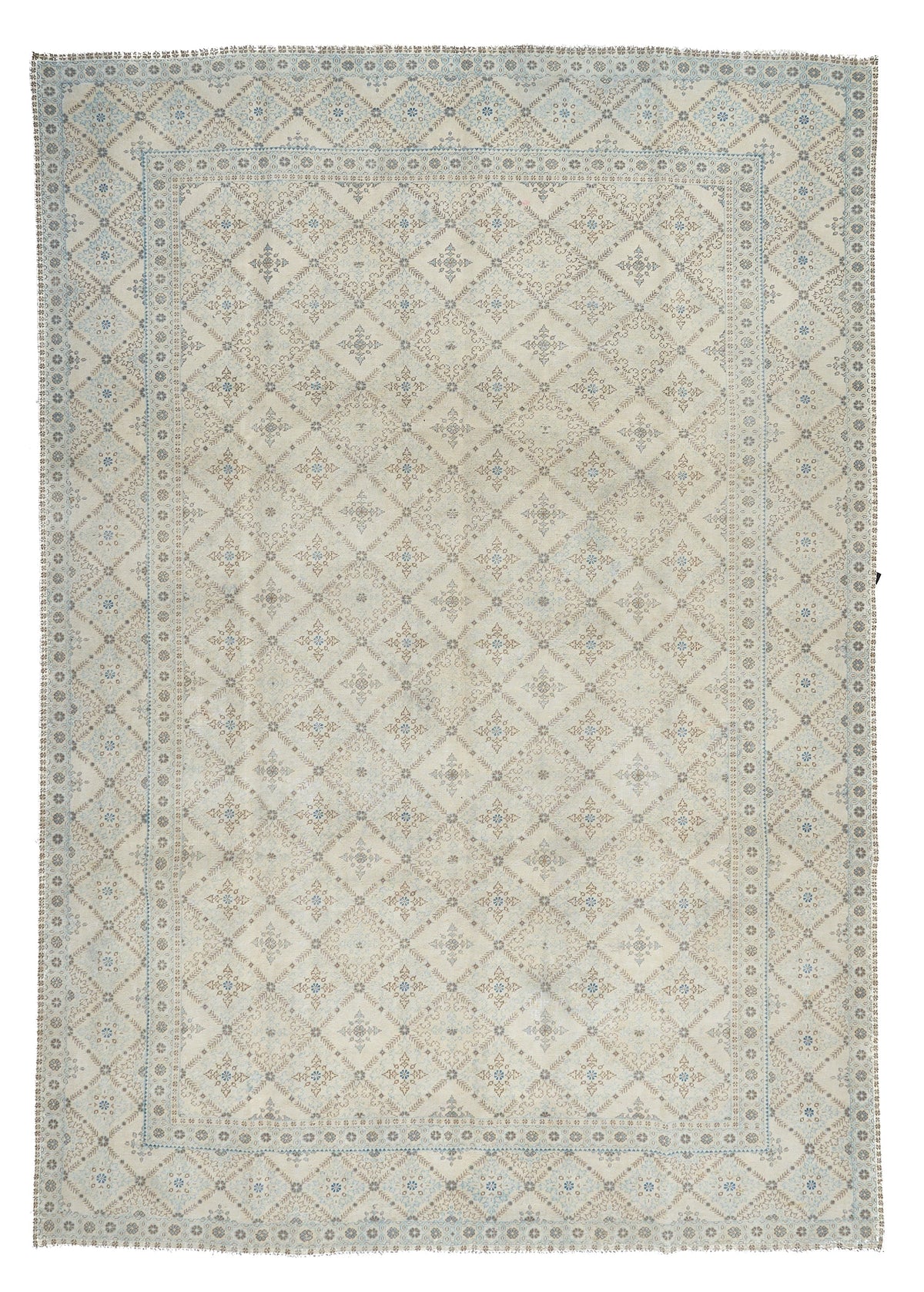 90040 Semi-Antique Persian Tabriz Rug Circa 1920