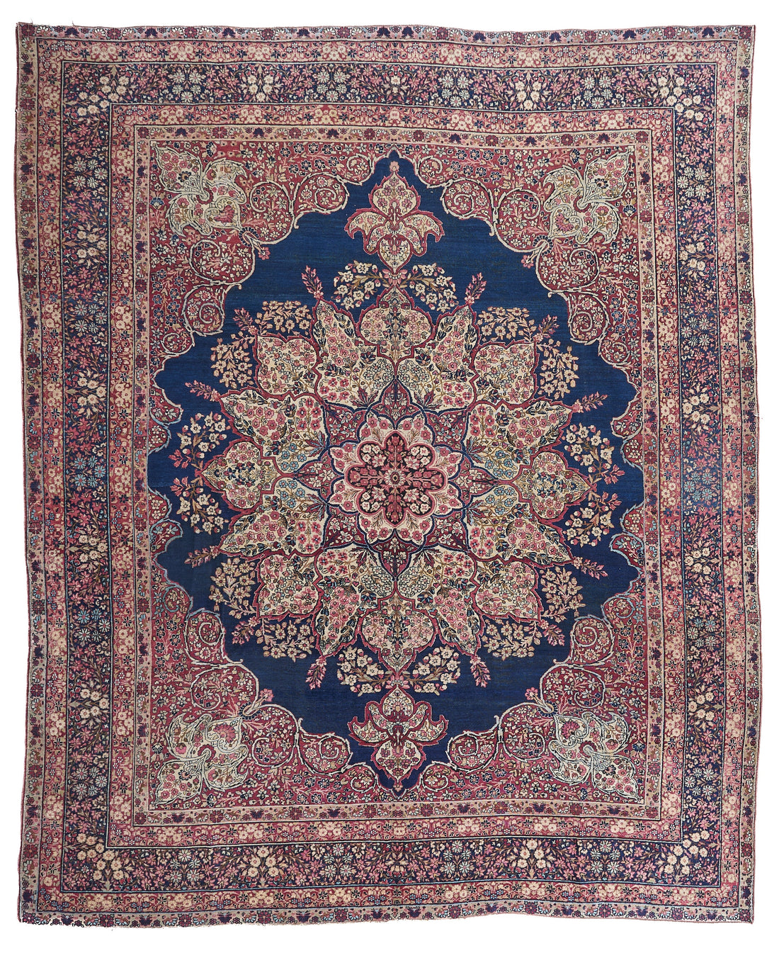 90041 Antique Laver Kerman Circa 1880