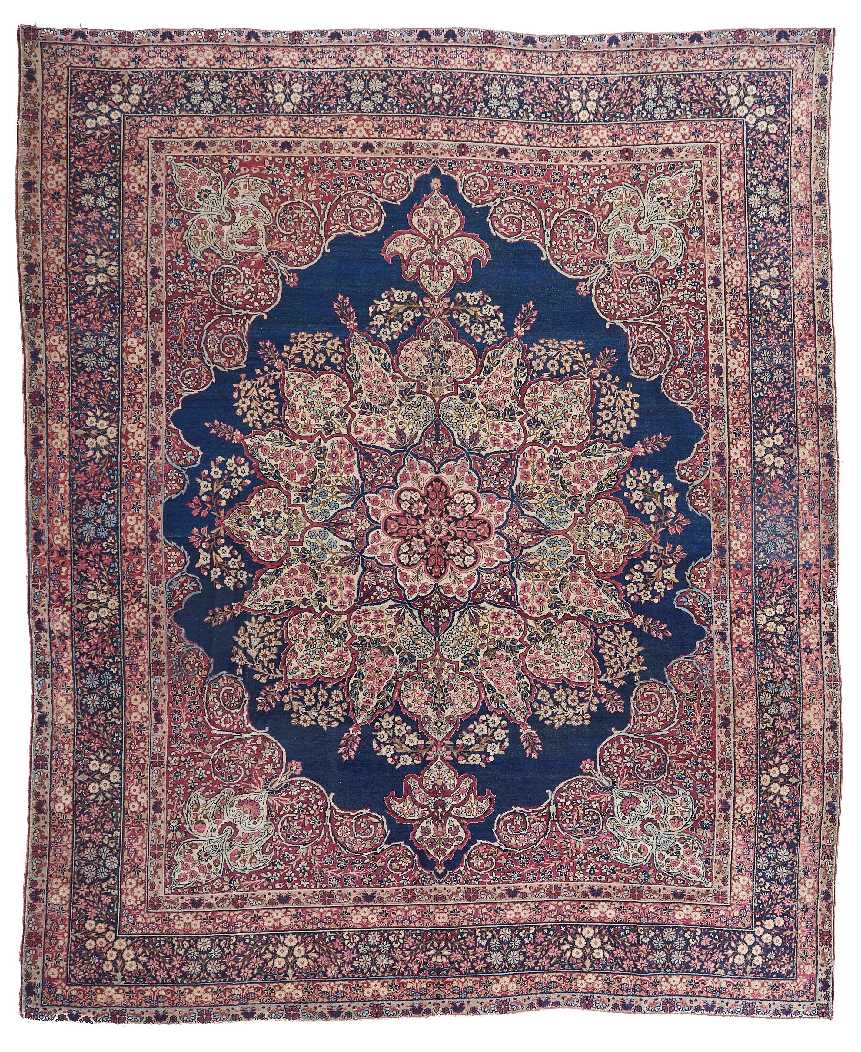 90041 Antique Laver Kerman Circa 1880