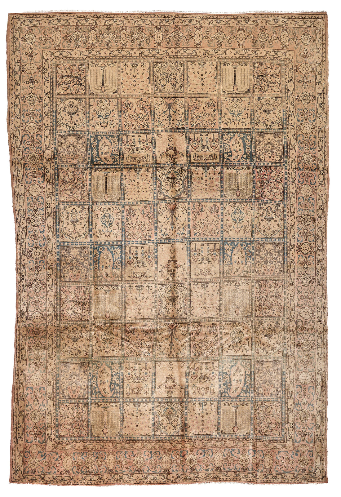 90043 Semi-Antique Persian Tabriz Rug Circa 1920