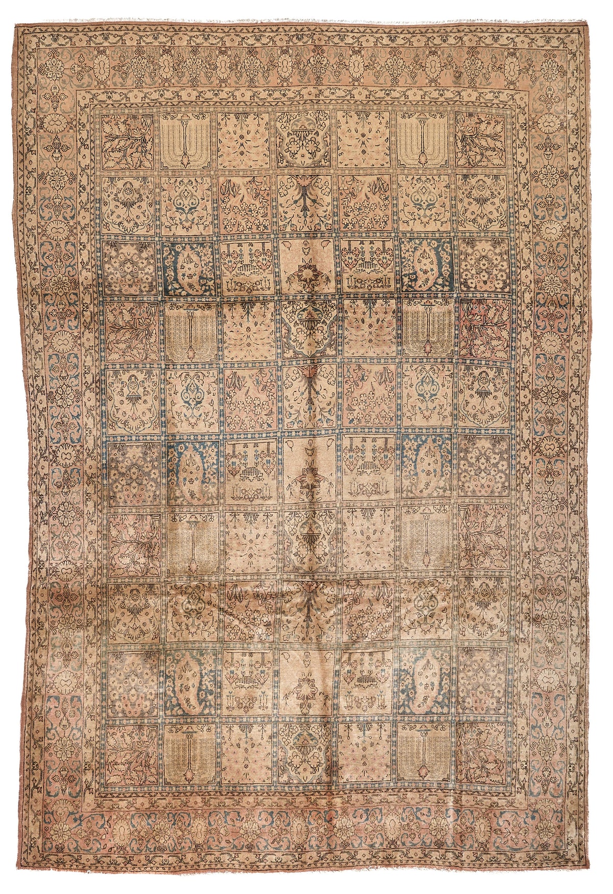 90043 Semi-Antique Persian Tabriz Rug Circa 1920