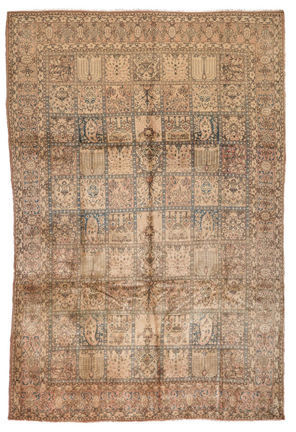 90043 Semi-Antique Persian Tabriz Rug Circa 1920