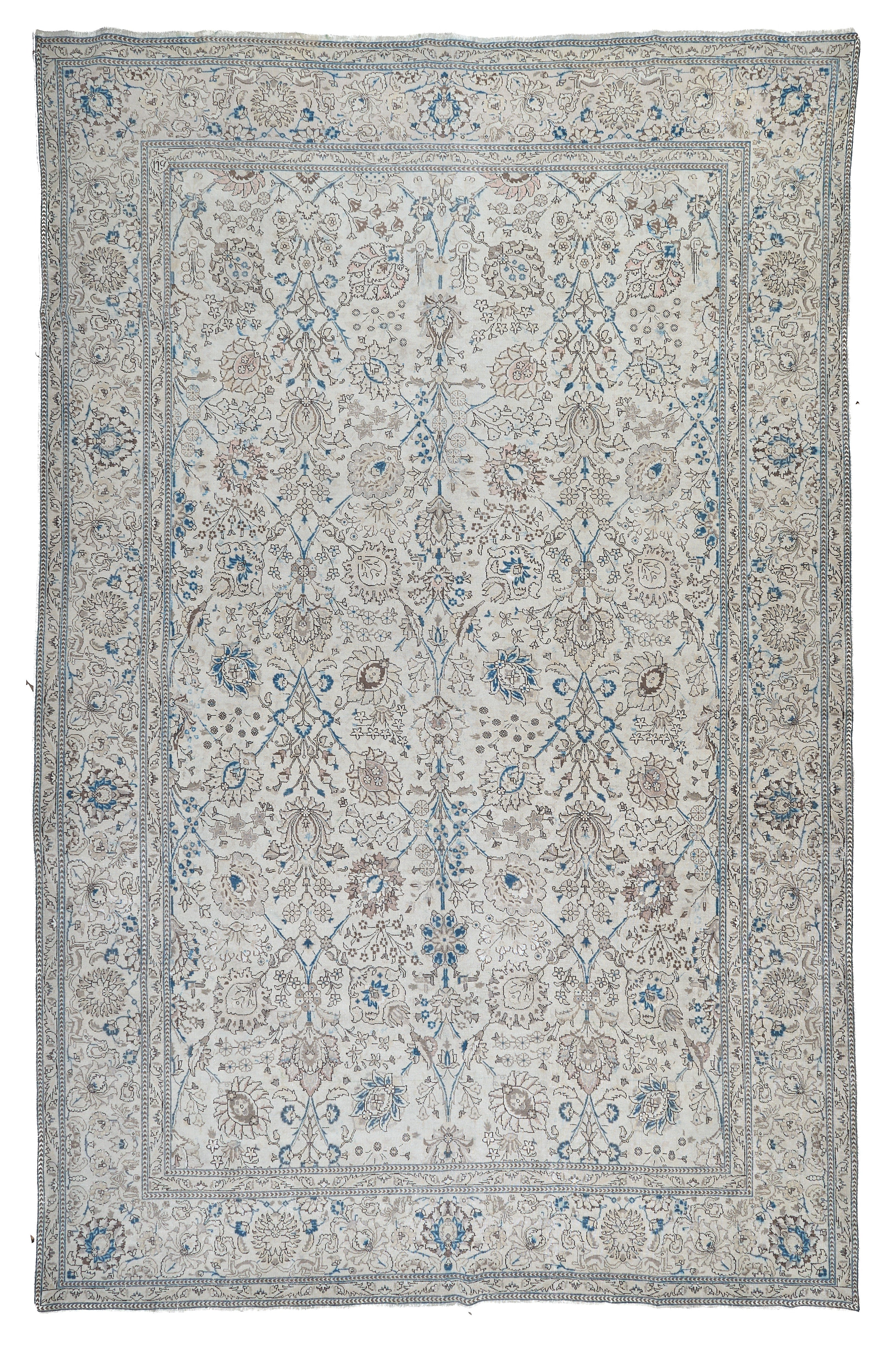 90051 Antique Persian Tabriz Circa 1920