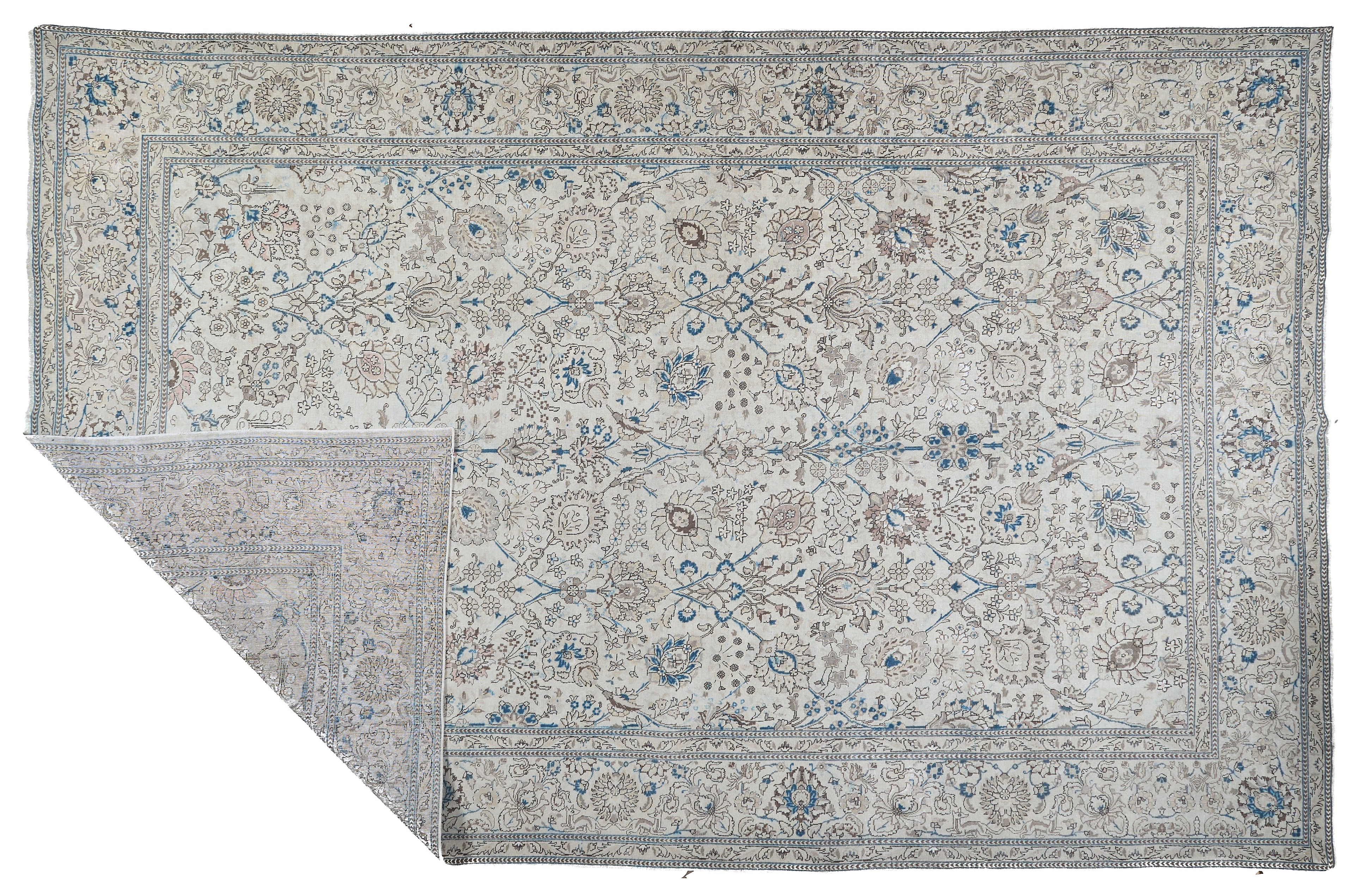90051 Antique Persian Tabriz Circa 1920