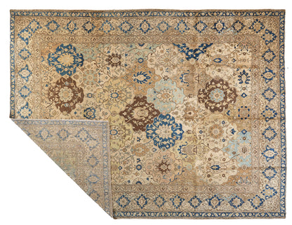 90052 Antique Persian Tabriz Circa 1900