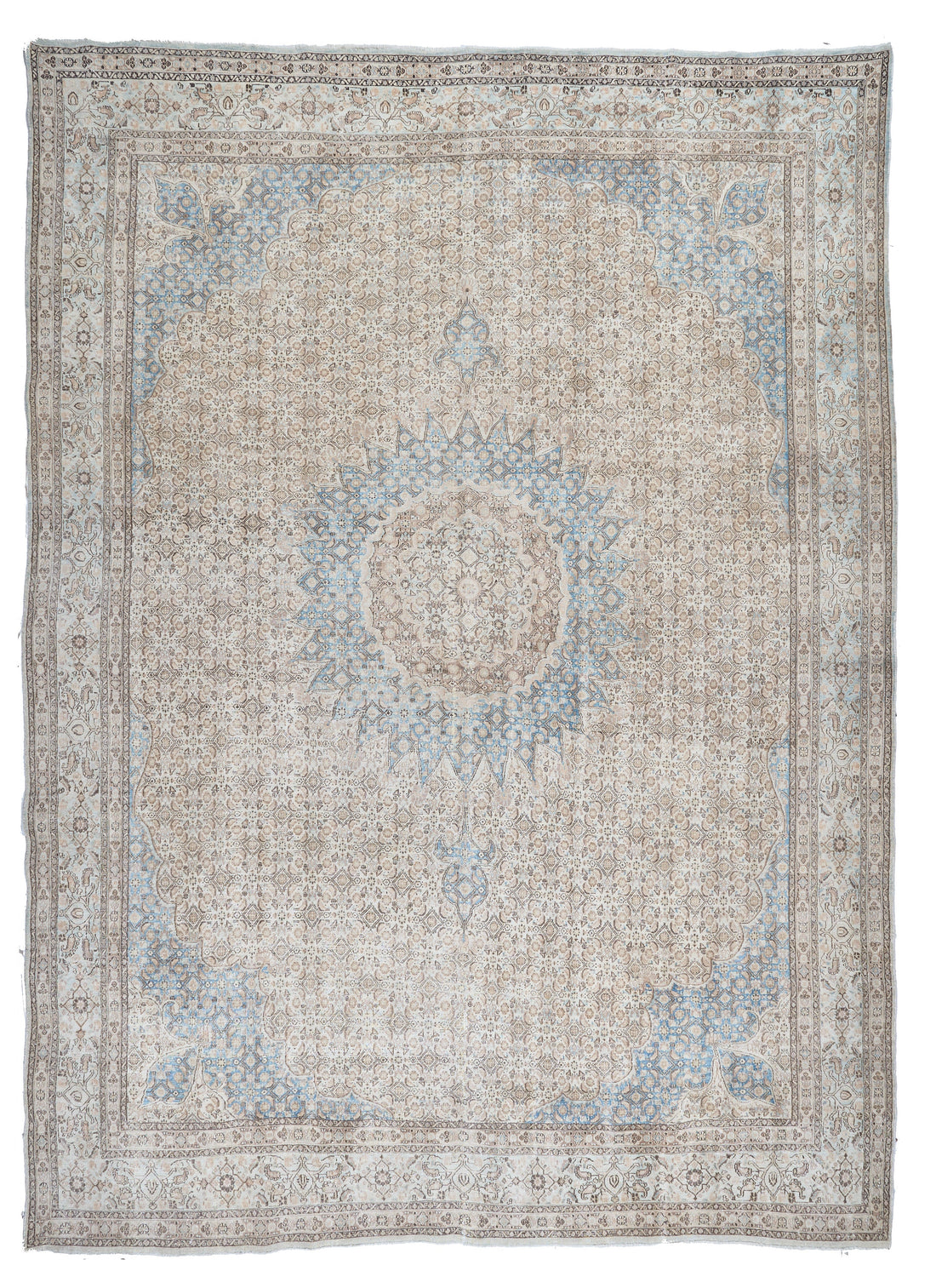 90057 Semi-Antique Persian Tabriz Circa 1920