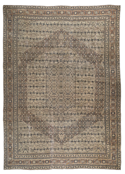 90058 Semi-Antique Persian Tabriz Circa 1900