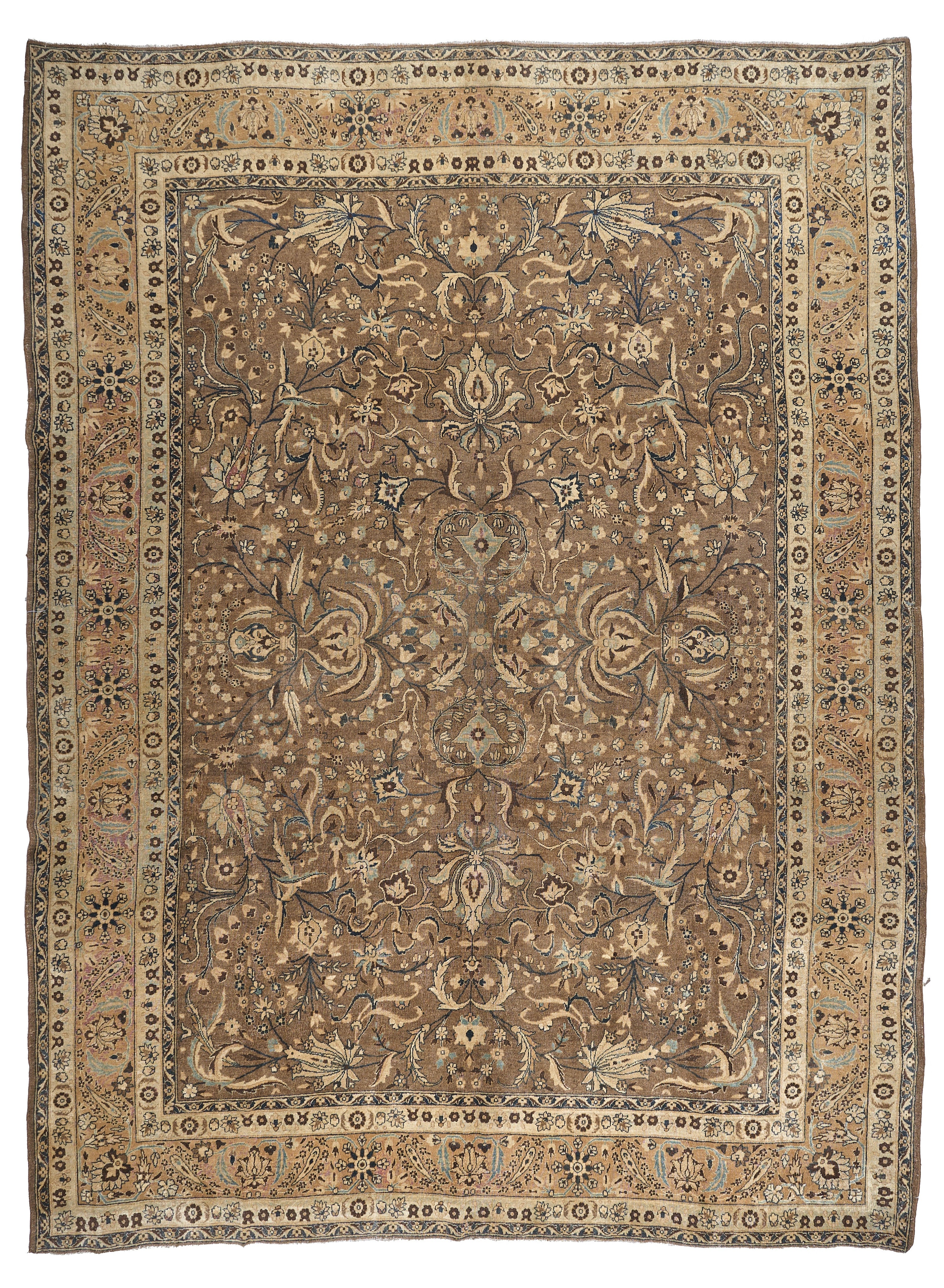 90059 Semi-Antique Persian Tabriz Circa 1900