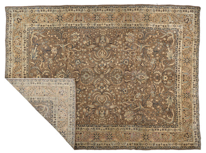 90059 Semi-Antique Persian Tabriz Circa 1900