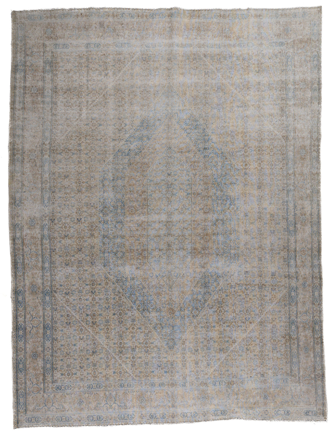 90067 Semi-Antique Persian Tabriz Circa 1950