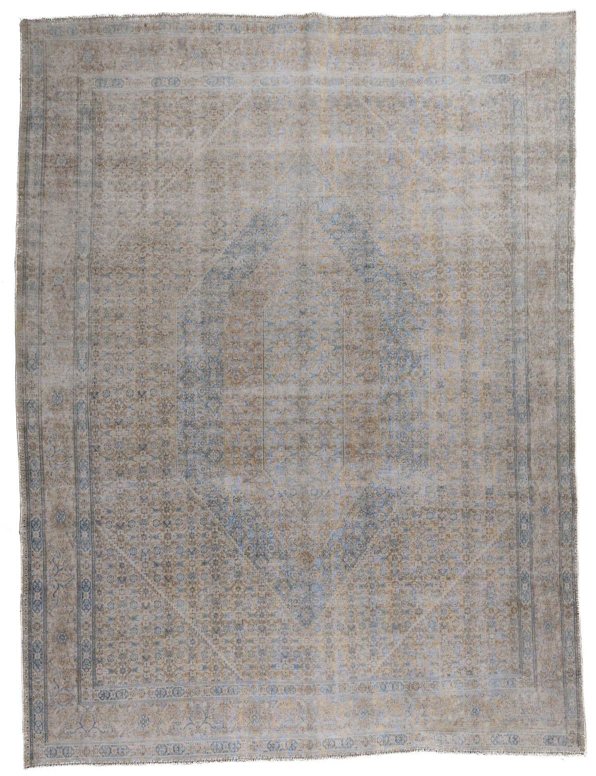 90067 Semi-Antique Persian Tabriz Circa 1950