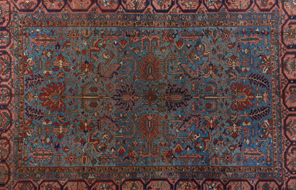 90075 Semi-Antiqie Persian Heriz circa 1920