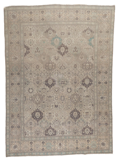 90076 Semi-Antique Persian Tabriz Circa 1950