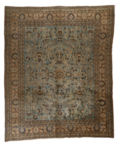 90080 Antique Late 19th Century Persian Tabriz Rug