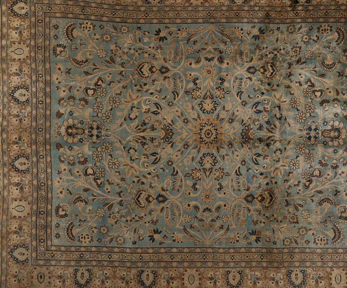 90080 Antique Late 19th Century Persian Tabriz Rug