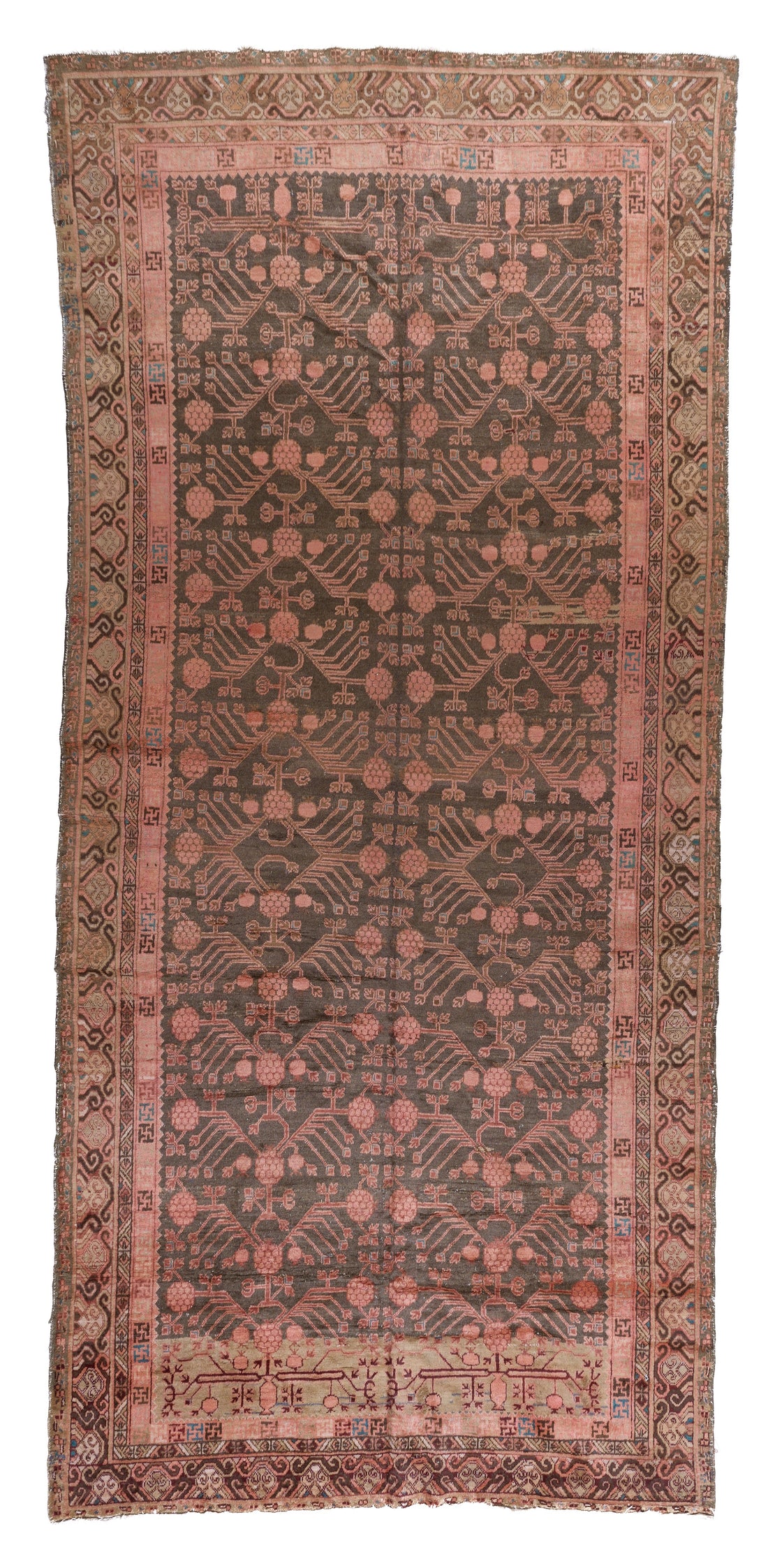 90085 Antique Khotan Circa 1930 Gallery Rug