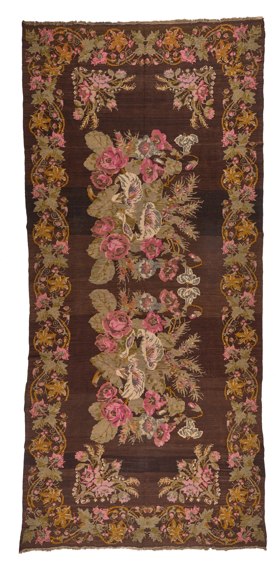 90090 Antique Karabagh Flat Weave Early 1900