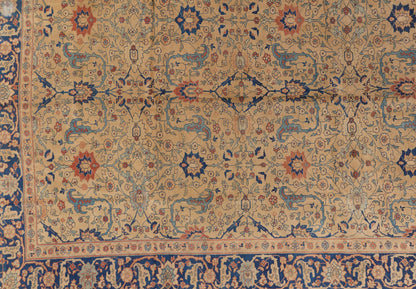 90126 Antique Persian Tabriz Rug Circa 1920