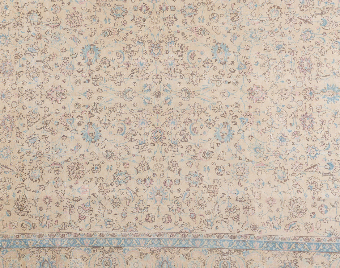 90128 Antique Persian Tabriz Rug Circa 1940