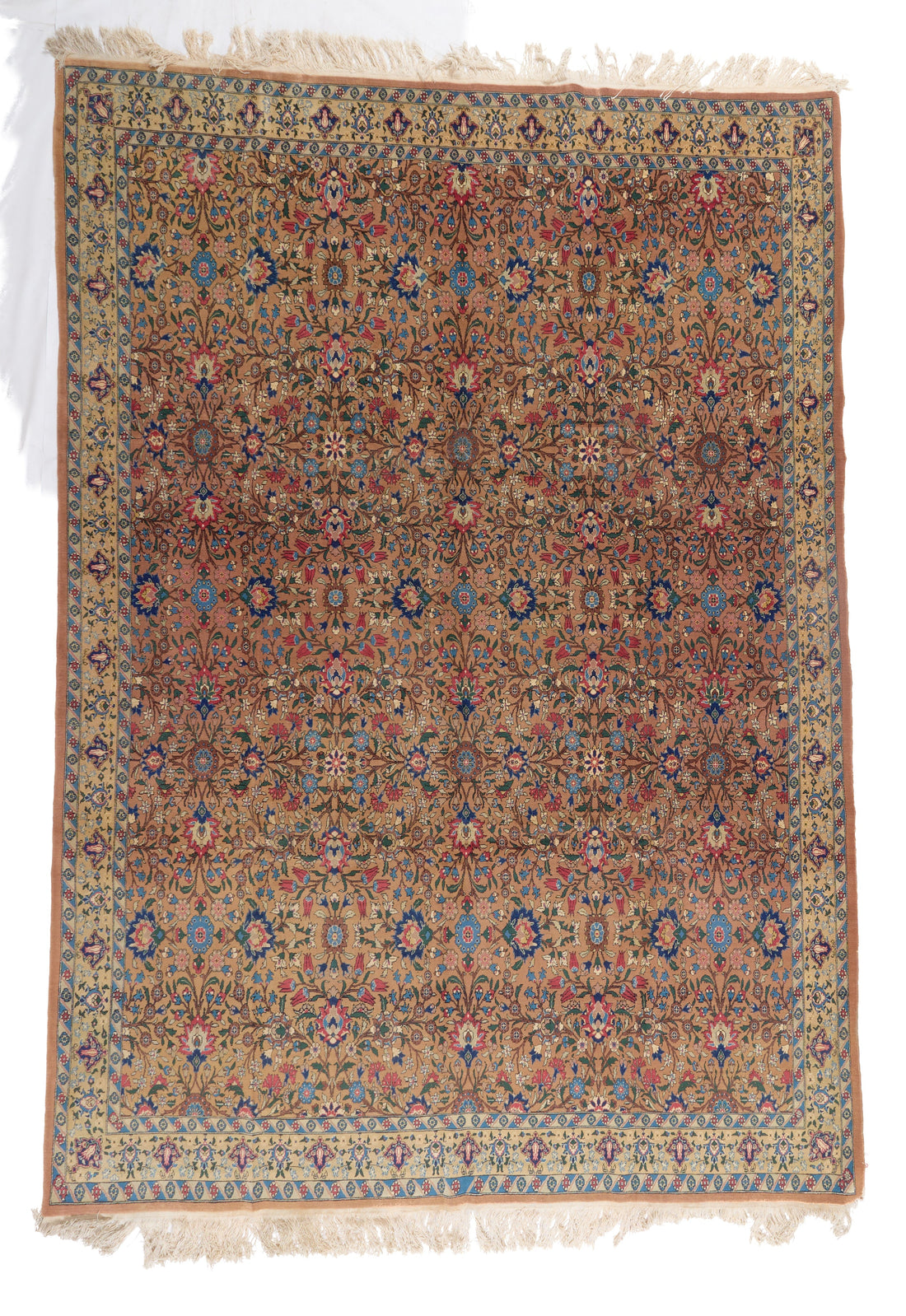 90129 Antique Persian Tabriz Rug Circa 1950