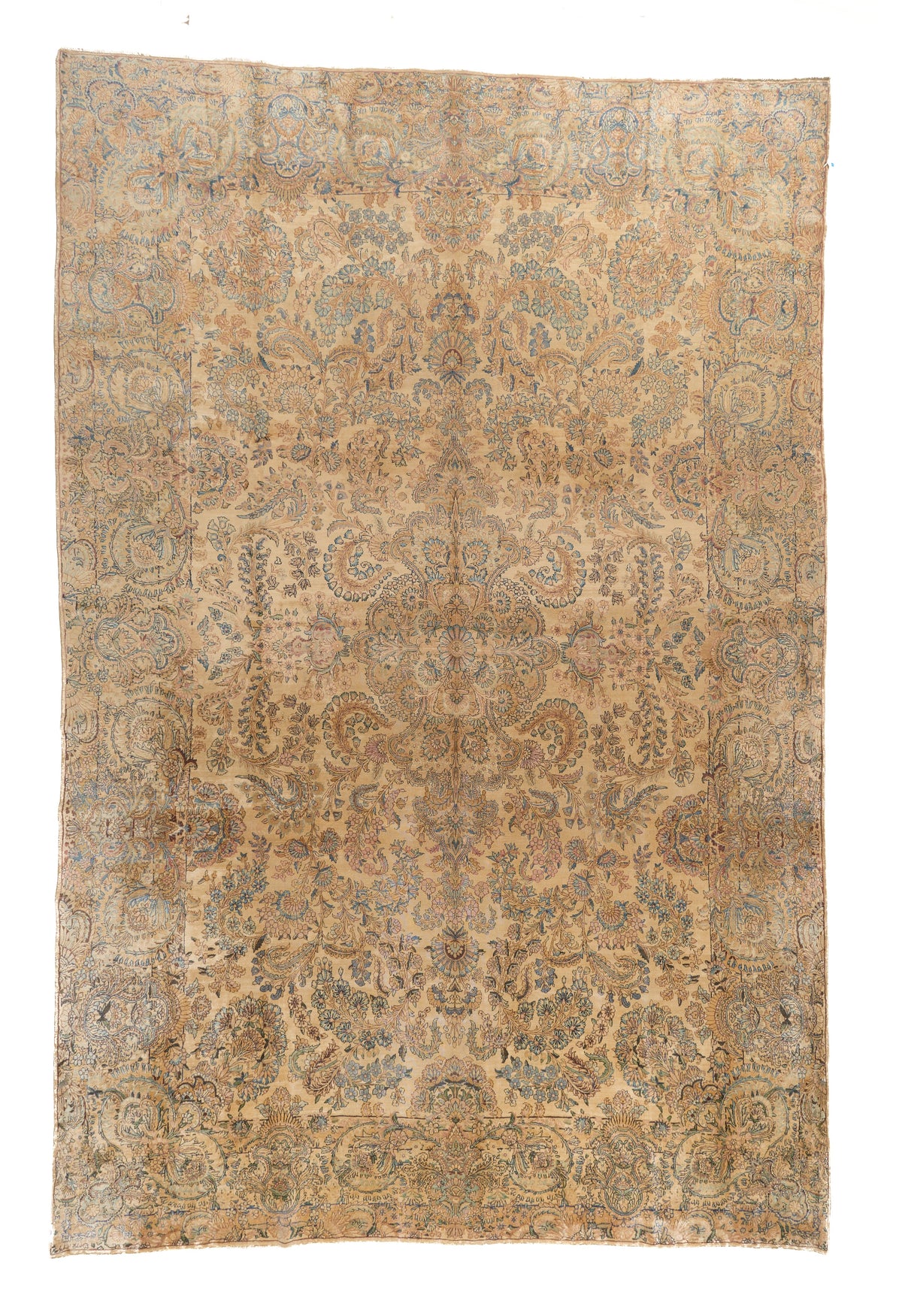 90132 Antique persian Kerman C 1920