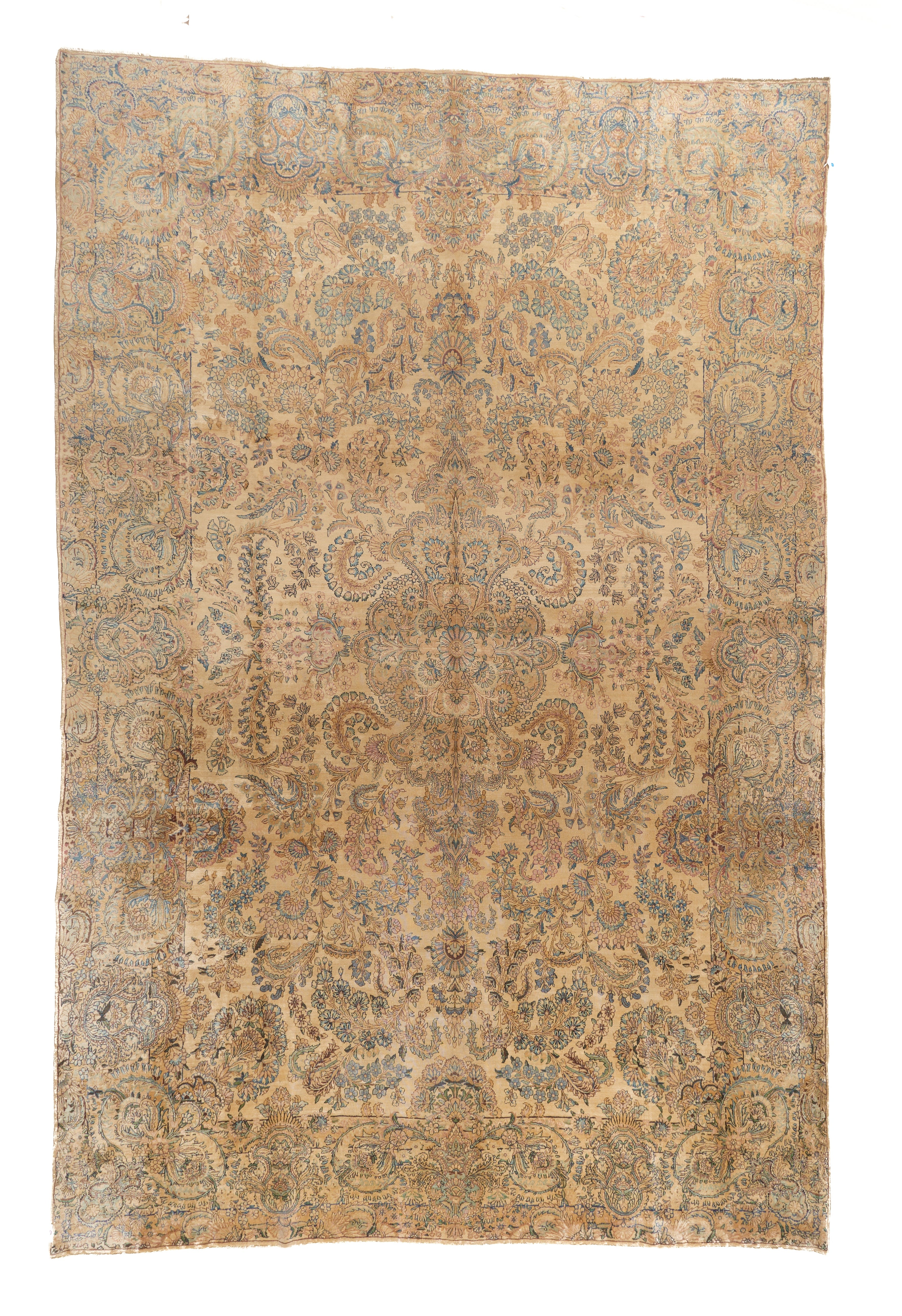 90132 Antique persian Kerman C 1920