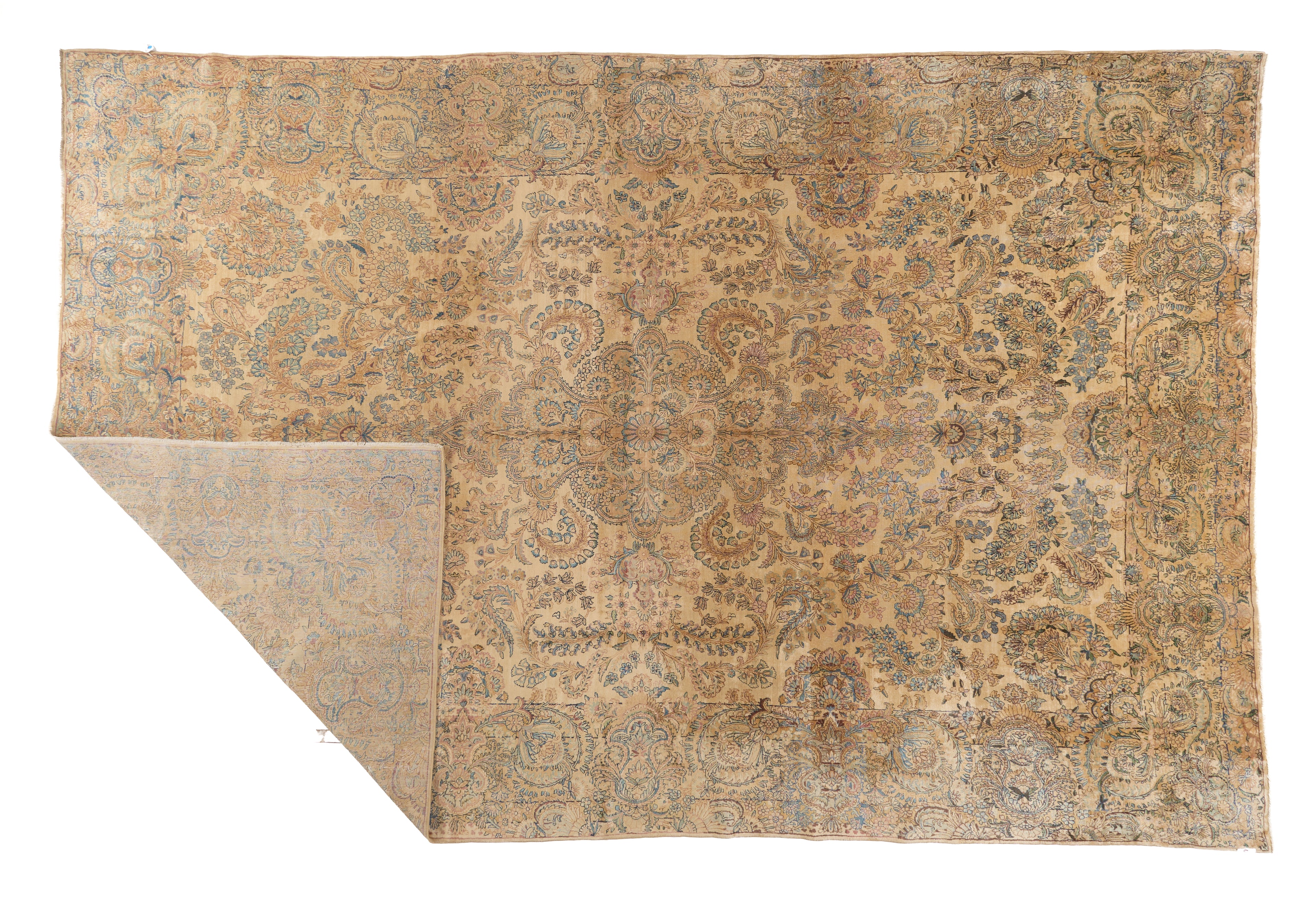 90132 Antique persian Kerman C 1920