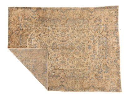 90133 Semi-Antiqie Persian Laver Kirman C 1940