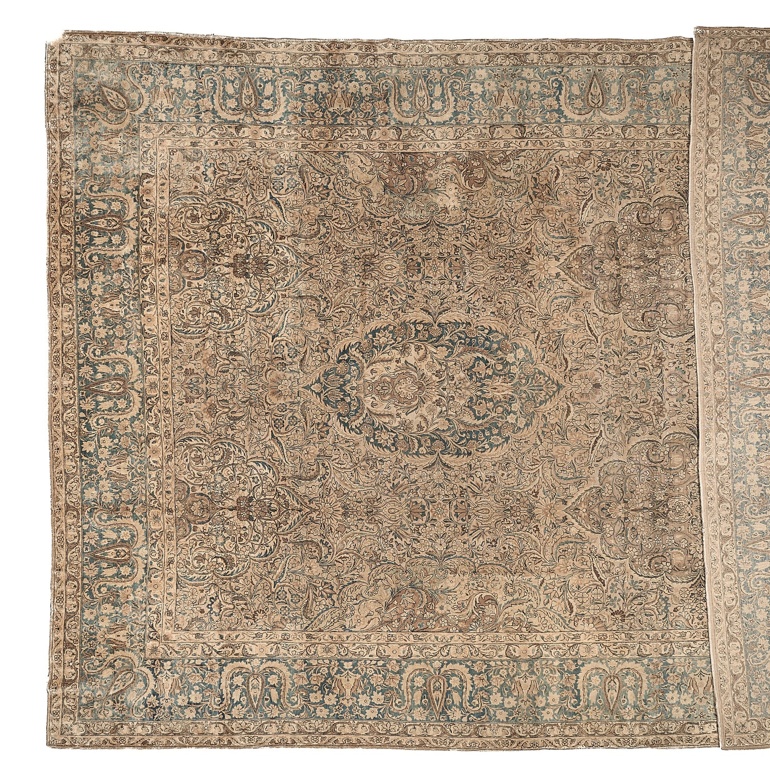 90139 Antique Persian Kerman Circa 1920