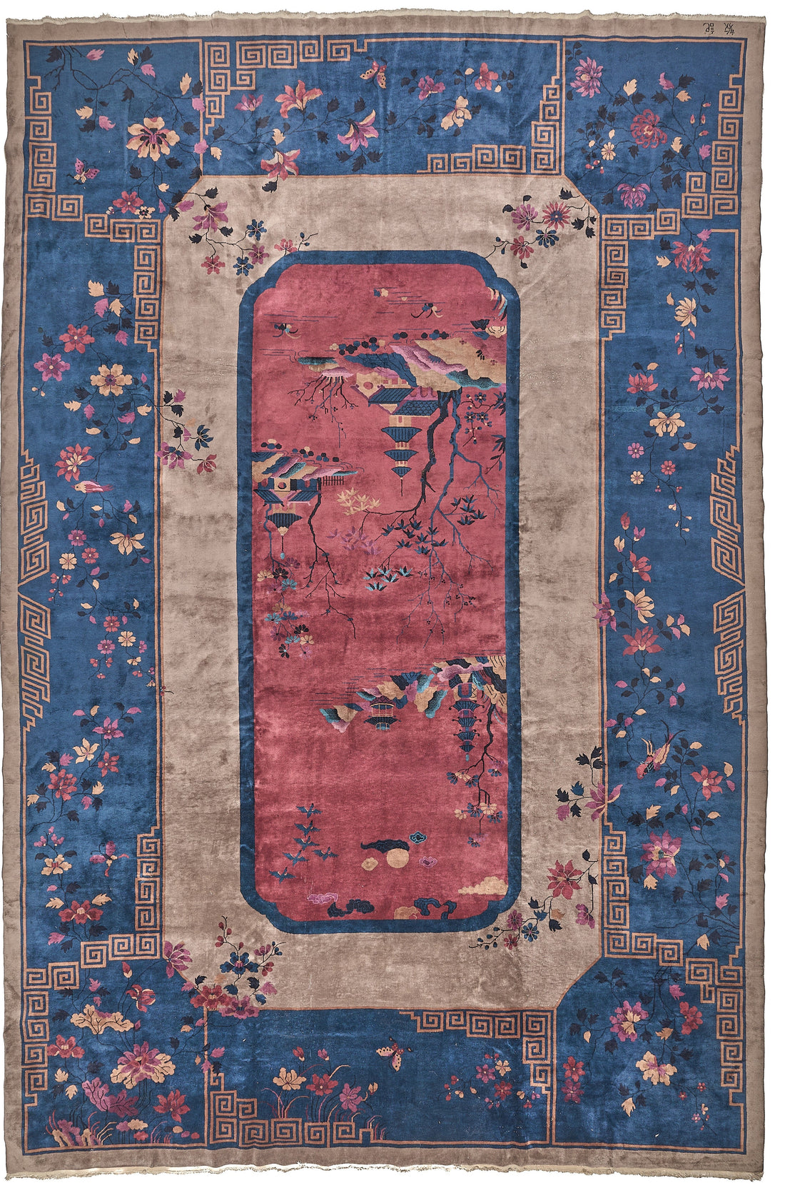 90155 Antique Chinese Art Deco 1920