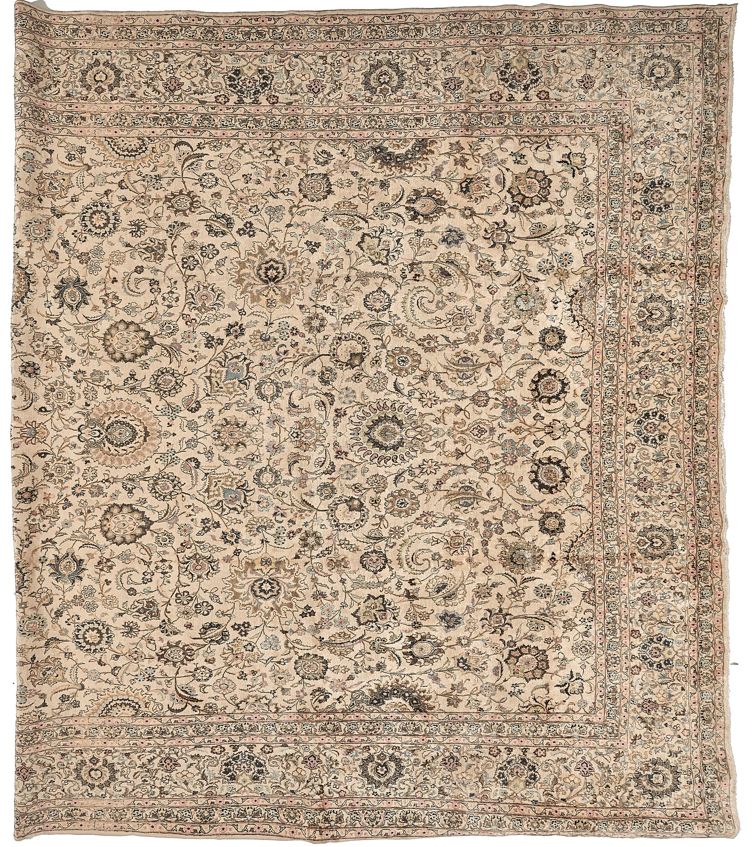 90168 Antique Persian Kashan
