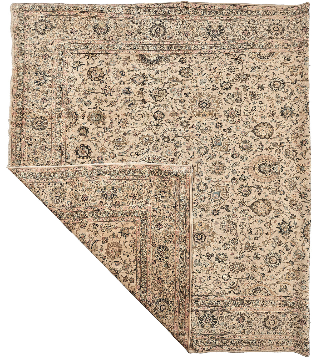 90168 Antique Persian Kashan