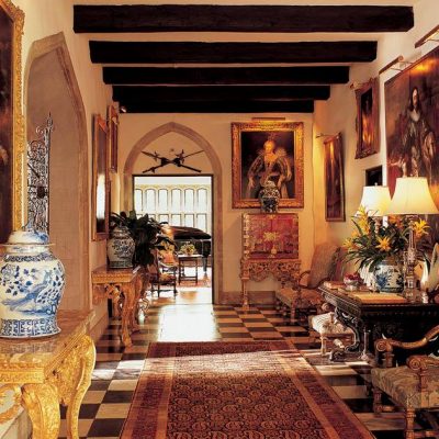 Palm Beach Private Residence – Antique Senna Rug By MASTOUR