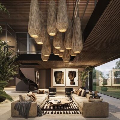 Room Setting Moroccan Rug by MASTOUR Beverly Hills CA
