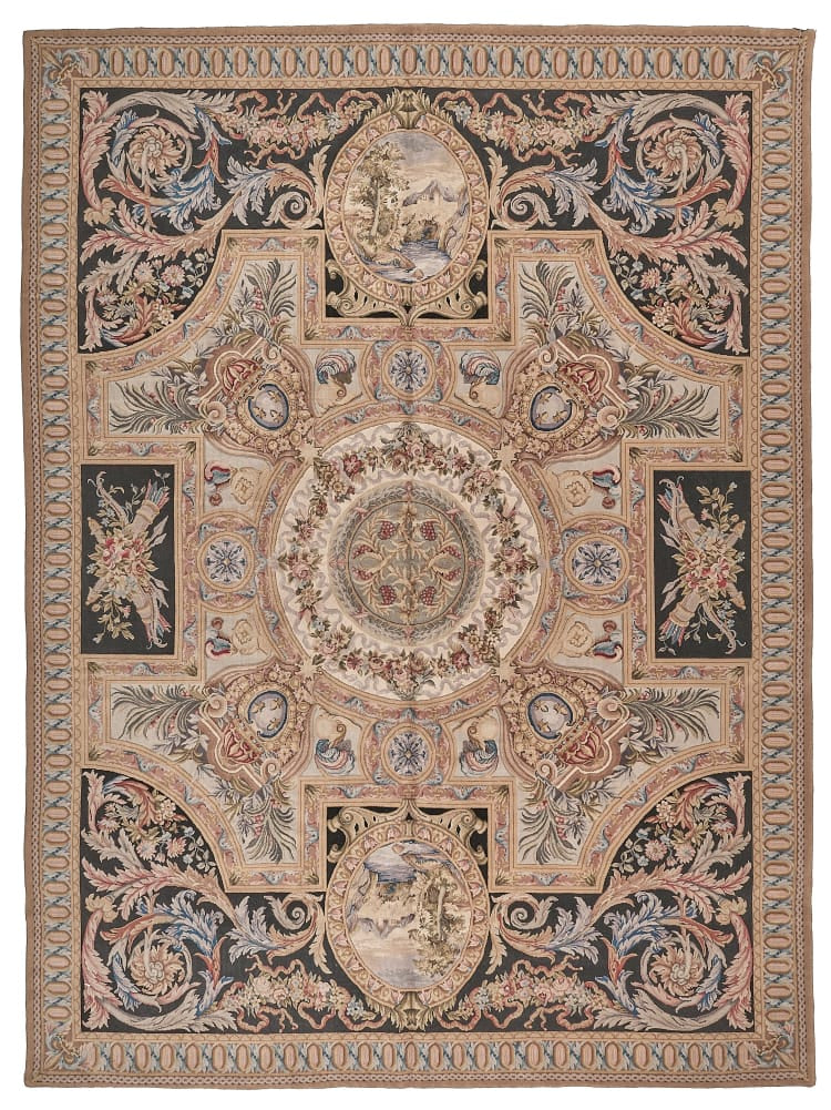 8080 Hand Knotted Savonnerie Carpet