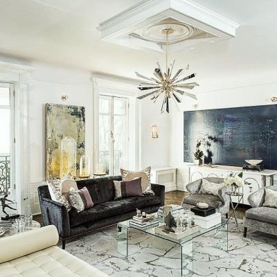Wool & Silk modern couture rug – Seed Design